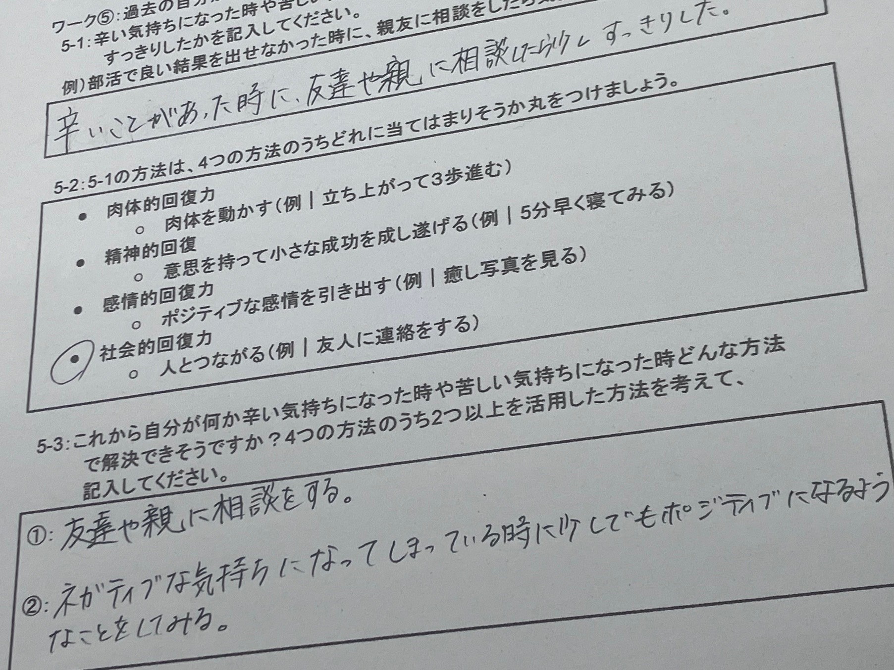 レジリエンス１　